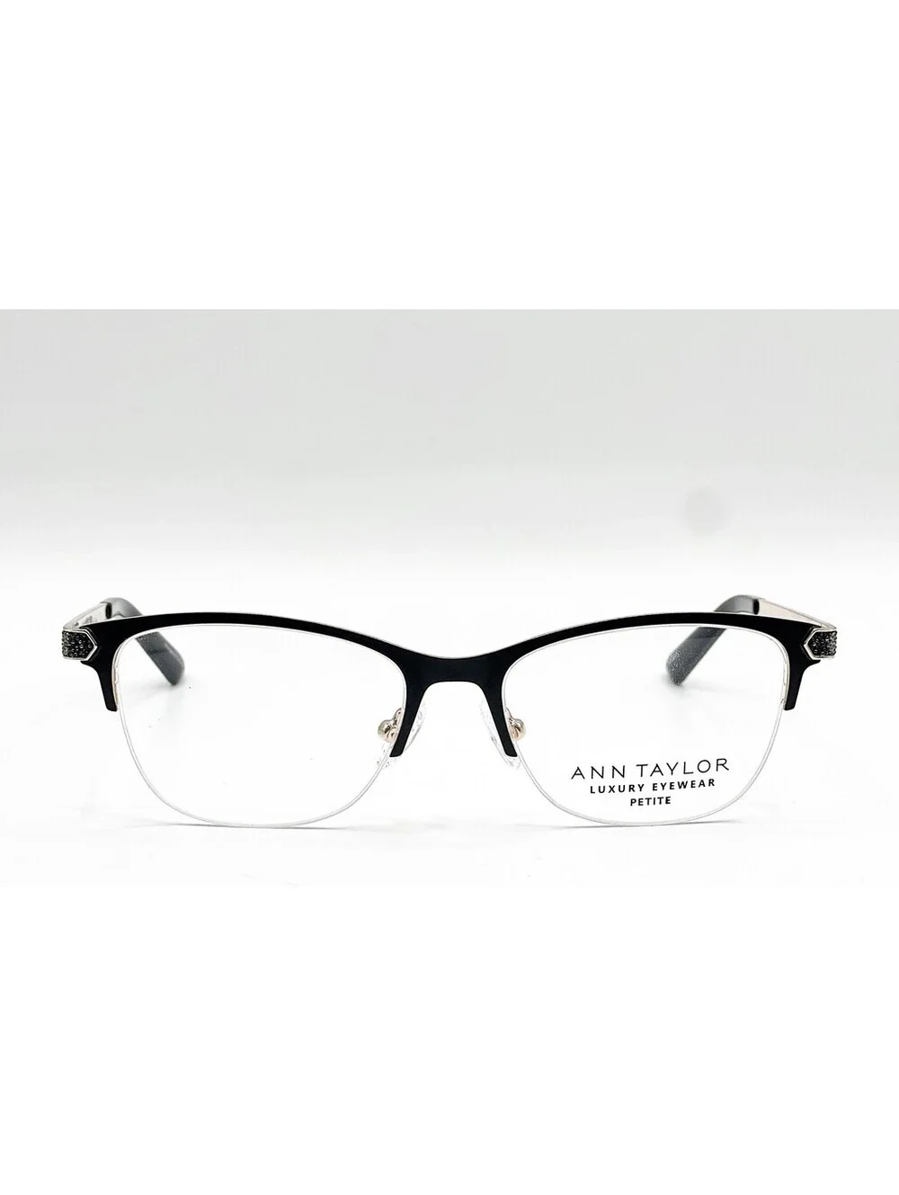 Ann Taylor Atp012 C01 Matte Black Authentic Eyeglasses 50-16-130